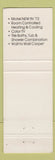 Matchbook Cover - Armstrong's Restaurant Motel Staunton VA
