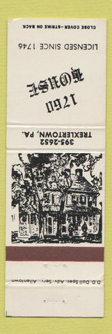 Matchbook Cover - 1760 House Trexlertown PA