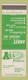 Matchbook Cover - Arkit Tool and Die Welding Madison Heights Detroit MI