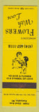 Matchbook Cover - Arenson's Flowers Kenosha WI