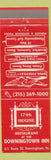 Matchbook Cover - 1796 House Downingtown PA