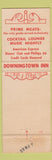 Matchbook Cover - 1796 House Downingtown PA