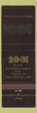 Matchbook Cover - 2001 VIP Bridgeville PA Dance Club