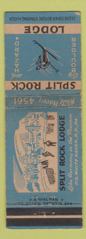 Matchbook Cover - Split Rock Lodge White Haven PA skiing WEAR