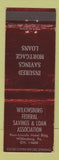 Matchbook Cover - Wilkinsburg Federal Savings Loan PA