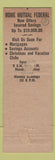 Matchbook Cover - Home Mutual Federal Savings Loan Pittsburgh PA