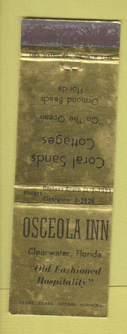 Matchbook Cover - Osceola Inn Ormond Beach FL WEAR