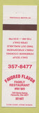 Matchbook Cover - Favored Flavor Restaurant Painesville OH