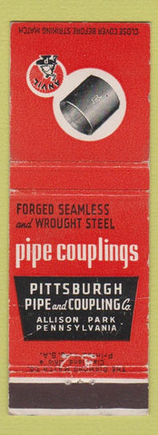 Matchbook Cover - Pittsburgh Pipe and Coupling Allison Park PA WEAR