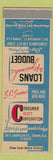 Matchbook Cover - Consumer Credit Corp Tampa FL