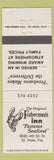 Matchbook Cover - Fisherman's Inn St Petersburg FL