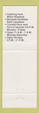 Matchbook Cover - Misty's Lincoln NE