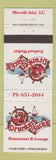 Matchbook Cover - Drunken Jack's Seafood Market Murrells Inlet SC