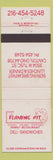 Matchbook Cover - Flaming Pit Restaurant Canton OH