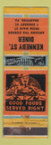 Matchbook Cover - Kennedy ST Diner Bradford PA WORN