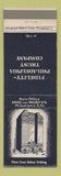 Matchbook Cover - Fidelity Philadelphia Trust Company PA
