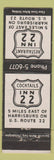 Matchbook Cover - Restaurant Inn 22 Harrisburg PA