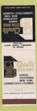 Matchbook Cover - Chuck's Steak House Danbury CT