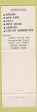 Matchbook Cover - Chuck's Steak House Danbury CT