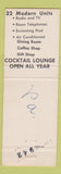 Matchbook Cover - Motel 22 Restaurant Mount Union PA
