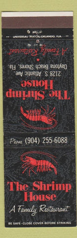 Matchbook Cover - Shrimp House Restaurant Daytona Beach Shores FL