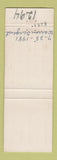 Matchbook Cover - Shrimp House Restaurant Daytona Beach Shores FL
