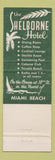 Matchbook Cover - Shelborne Hotel Miami Beach FL