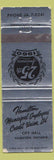 Matchbook Cover - Hamilton Municipal Employees' Credit Union ON SILVER