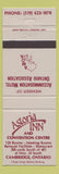 Matchbook Cover - Astoria Inn Cambridge ON
