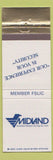 Matchbook Cover - Midland Buckeye Federal Savings Canton Alliance Sebring OH