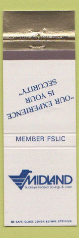 Matchbook Cover - Midland Buckeye Federal Savings Canton Alliance Sebring OH