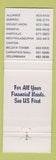 Matchbook Cover - Midland Buckeye Federal Savings Canton Alliance Sebring OH