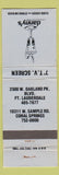 Matchbook Cover - Danny's Bar Coral Springs Fort Lauderdale FL WORN