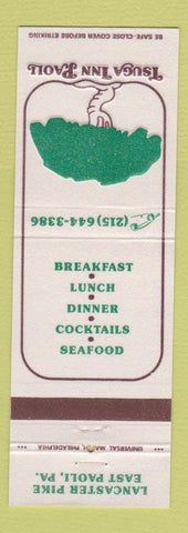 Matchbook Cover - Tsuga Inn East Paoli PA