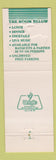 Matchbook Cover - Tsuga Inn East Paoli PA
