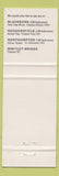 Matchbook Cover - Saxon Inn Harlow UK England