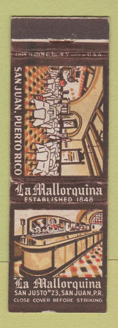 Matchbook Cover - LA Mallorquina San Juan Puerto Rico