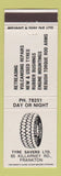 Matchbook Cover - Tyre Savers Tires Frankton New Zealand