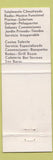 Matchbook Cover - Hotel Colon Madrid Spain