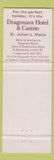 Matchbook Cover - Dragonra Hotels St Julian's Malta