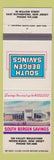 Matchbook Cover - South Bergen Savings Wood Ridge NJ East Rutherford