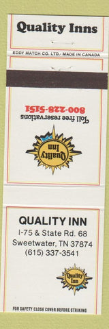 Matchbook Cover - Quality Inn Sweetwater TN