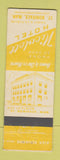 Matchbook Cover - Nicolett Hotel St Boniface MB WEAR