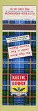 Matchbook Cover - Keltic Lodge Ingonish Beach NS