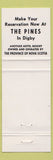 Matchbook Cover - Keltic Lodge Ingonish Beach NS