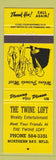 Matchbook Cover - Twine Loft Northern Bay NF yellow