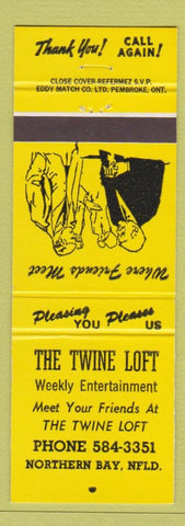 Matchbook Cover - Twine Loft Northern Bay NF yellow