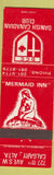 Matchbook Cover - Danish Canadian Club Mermaid Inn girlie Calgary AB