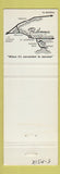 Matchbook Cover - Prudhomme's Centre Hotel St Catharines ON