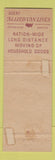 Matchbook Cover - Ryan and Christie Transit trucking moving Bryn Mawr PA